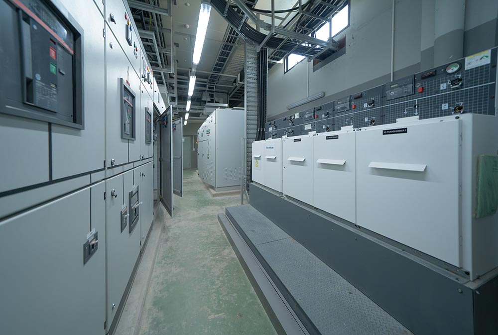 Electrical electric switch panel power plant