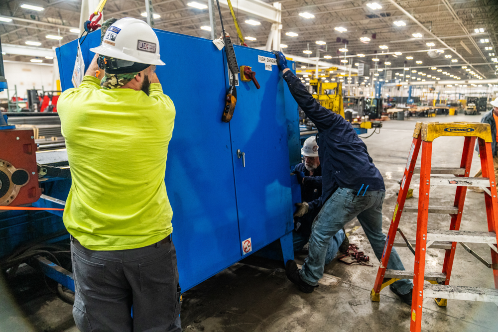 JDI Industrial Contractor Services McLaughlin millwright project