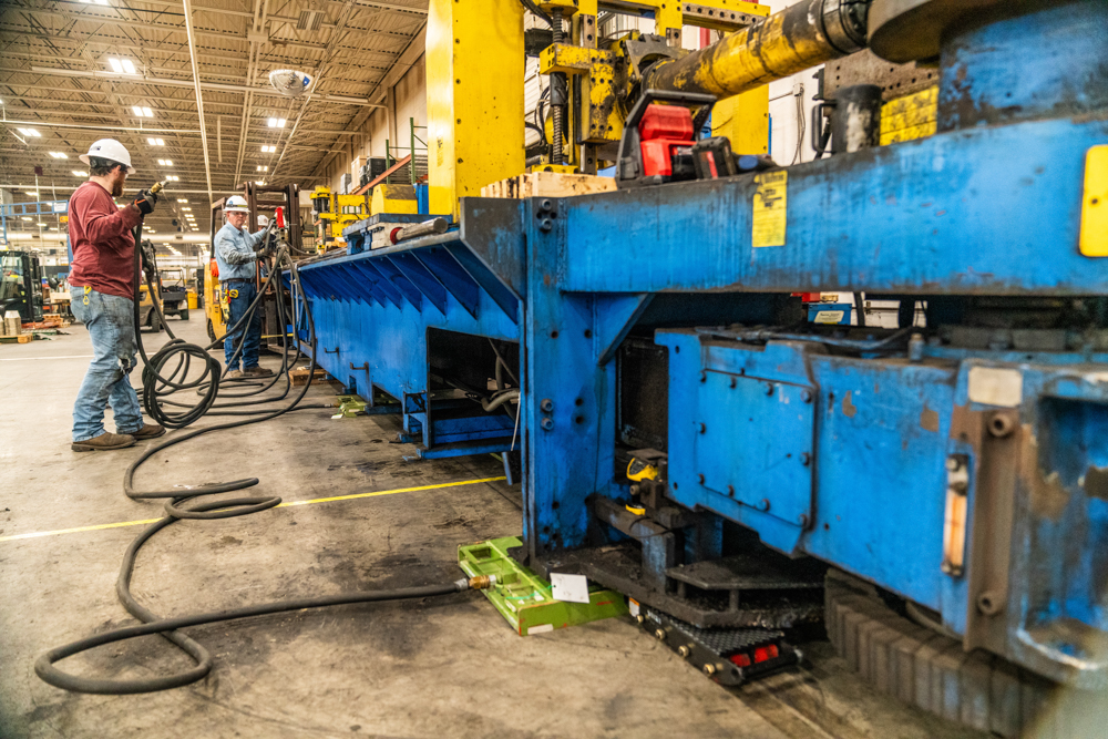 McLaughlin millwright project skids activating