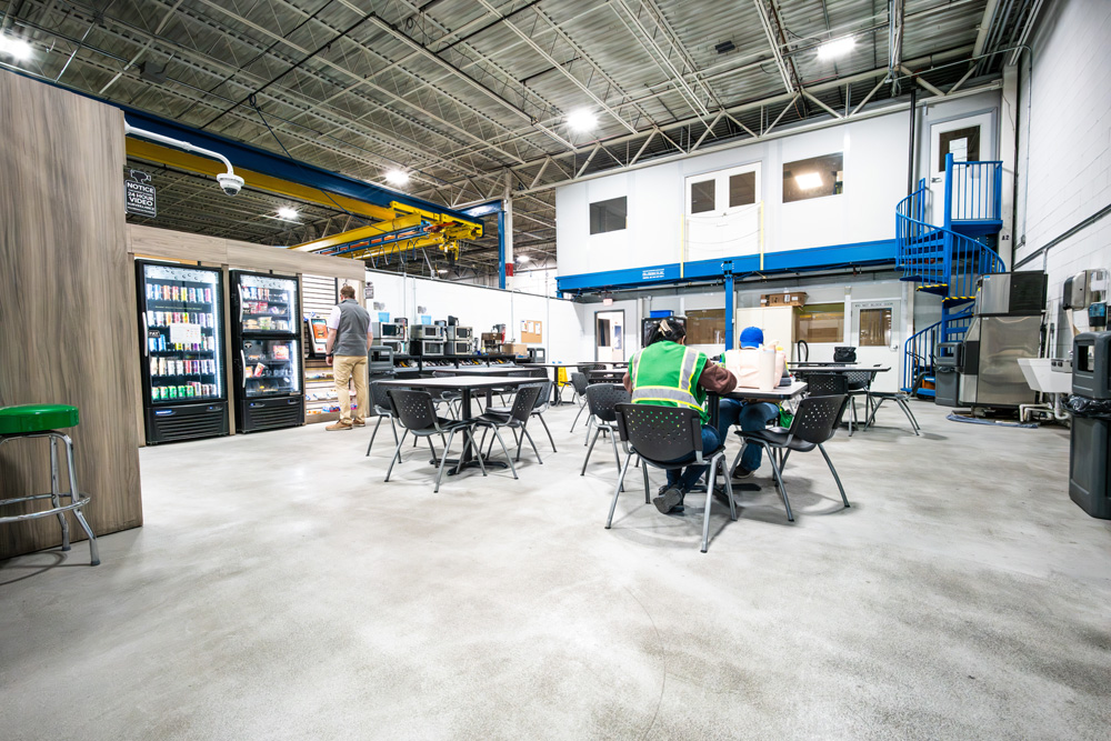 Schneider Electric Canteen finished
