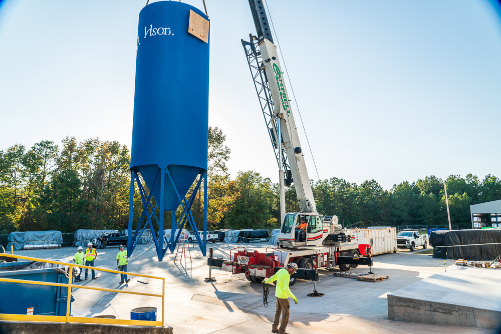 Donaldson Rugged Pleat Baghouse Industrial Dust Collector being installed by JDI.