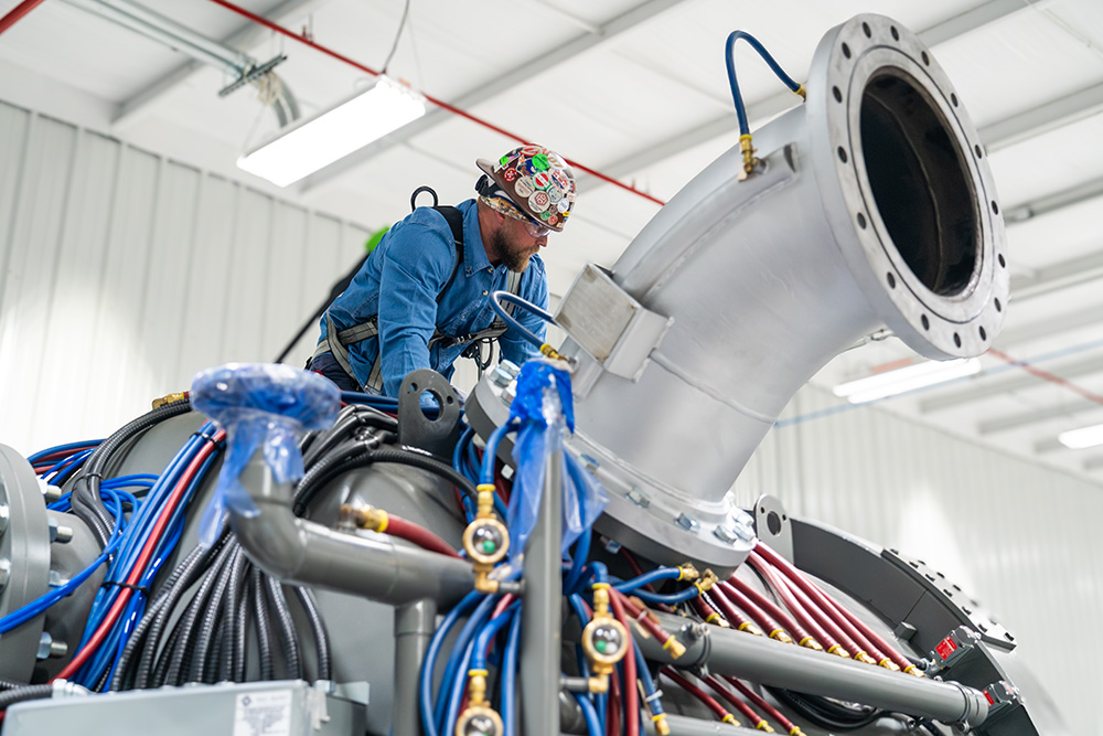 Pipefitting for Vac Aero Vacuum Furnaces