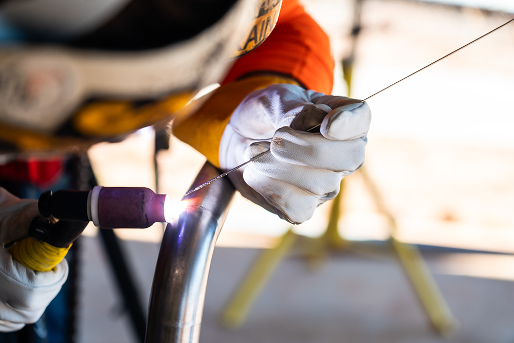 what is sanitary piping tig welding cover photo
