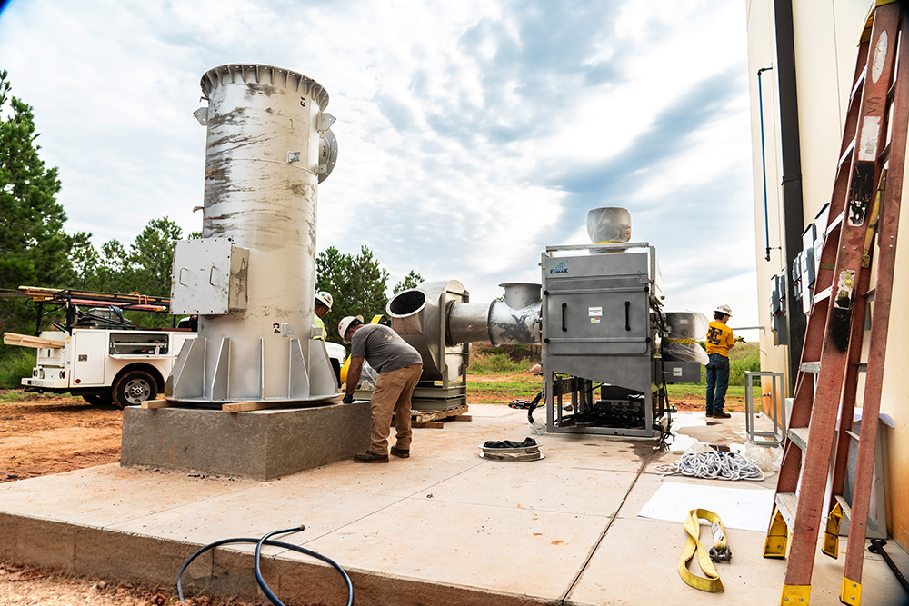 Filtration system mechanical installation