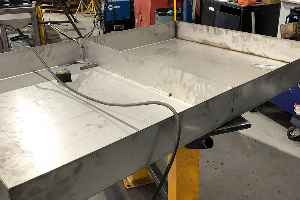 Custom Drip Pan Fabrication