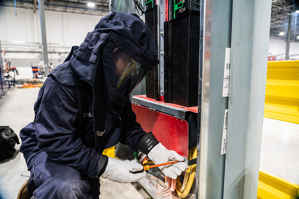Industrial Electricians at Greenfield Plant