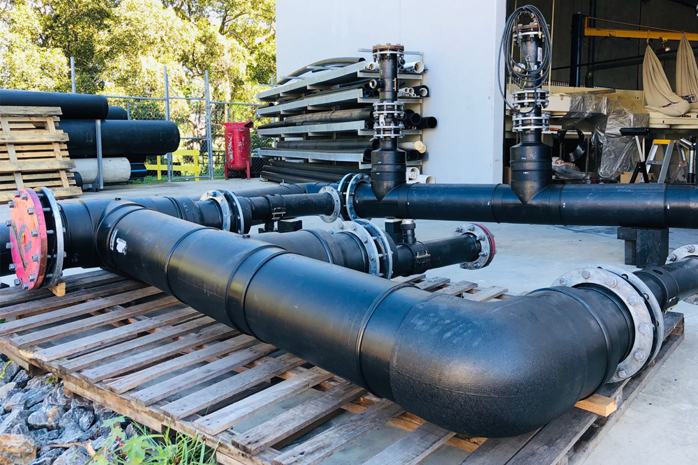 HDPE piping system