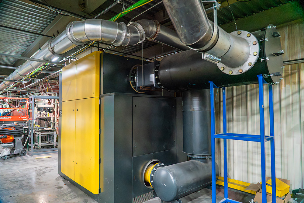 Kaeser Blower Completely Installed