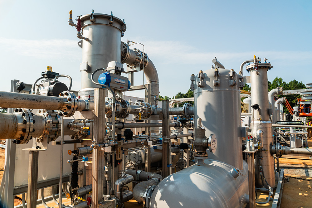 Maintenance work for northern bio gas