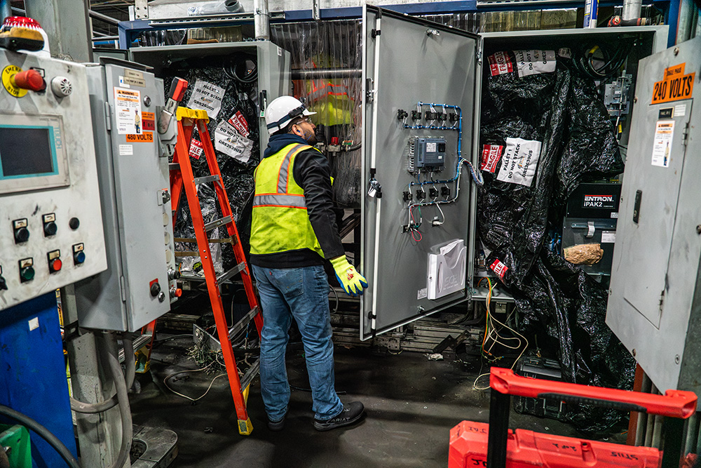 Failed motor control panels and power supply. One of the 10 Signs You Have Electrical Issues.