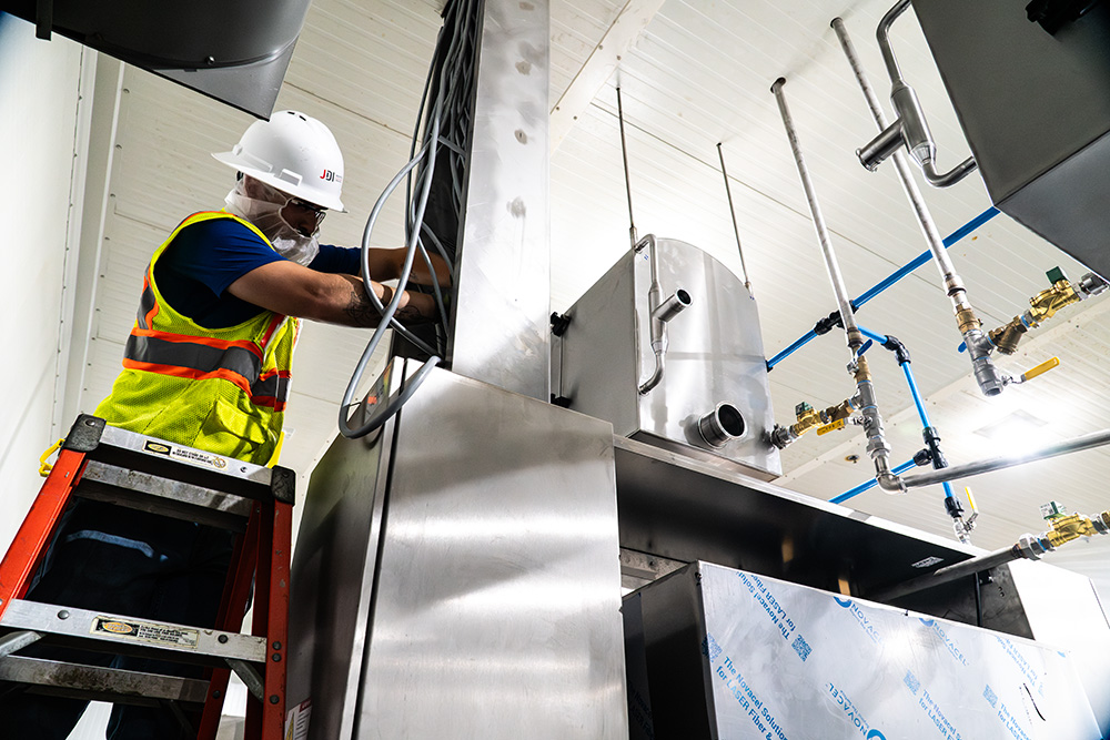 food production electrical upgrades performed by JDI electrician